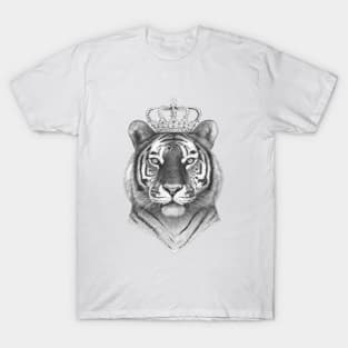 Tiger with crown T-Shirt